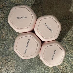 Pink Cadence Travel Toiletry Set